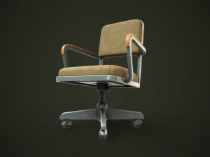 Vintage Officechair 3D Model
