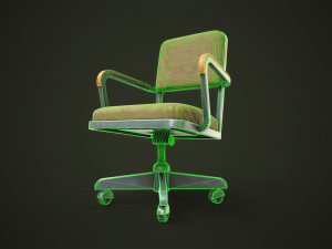 Vintage Officechair 3D Model