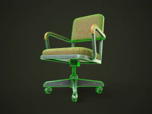 Vintage Officechair 3D Model