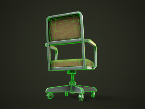 Vintage Officechair 3D Model