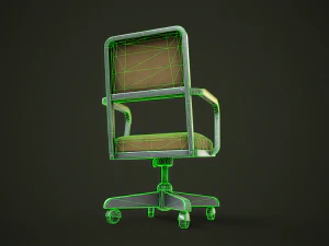 Vintage Officechair 3D Model