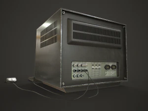 Старий портативний комп'ютер 3D Модель