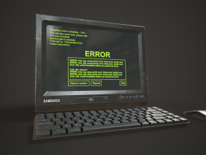Old portable computer Modelo 3D