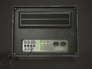 Старий портативний комп'ютер 3D Модель