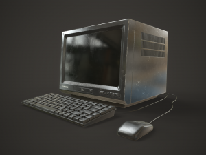 Old portable computer Modelo 3D