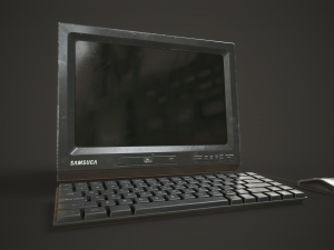 Old portable computer Modelo 3D