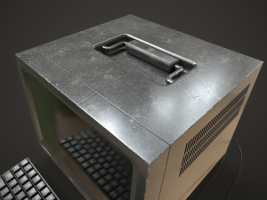 Old portable computer Modelo 3D