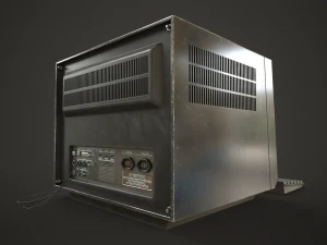 Старий портативний комп'ютер 3D Модель