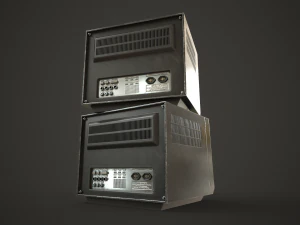 Старий портативний комп'ютер 3D Модель