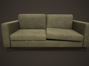 Shabby sofa Model 3D
