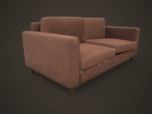 Shabby sofa Model 3D