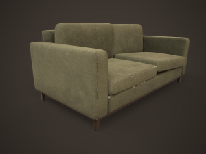 Shabby sofa Model 3D