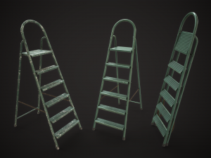 Stepladder ladder 3Dモデル