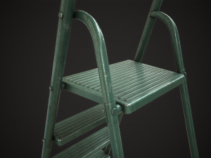 Stepladder ladder Modèle 3D