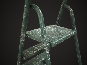 Stepladder ladder Modèle 3D