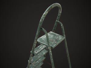 Stepladder ladder Modèle 3D