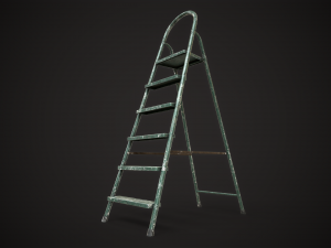 Stepladder ladder Modèle 3D