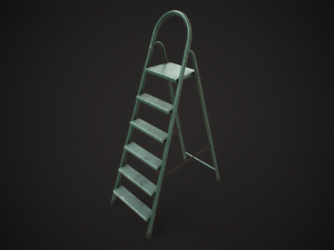 Stepladder ladder Modèle 3D
