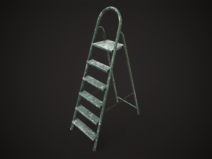 Stepladder ladder Modèle 3D