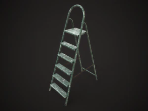 Stepladder ladder 3D Model