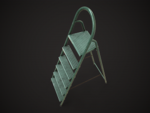 Stepladder ladder Modèle 3D