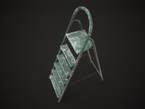 Stepladder ladder Modèle 3D