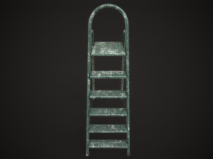 Stepladder ladder Modèle 3D