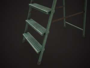 Stepladder ladder Modèle 3D