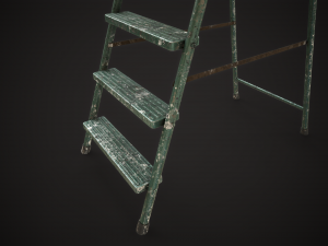 Stepladder ladder Modèle 3D