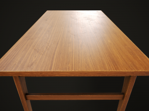 Dining table chair and stool model set Model 3D