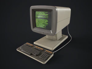 Ordinateur rétro Modèle 3D