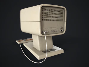 Retro computer 3D Model