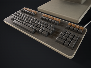 Retro computer 3D Model