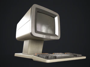 Retro computer 3D Model