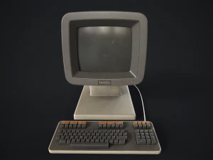 Retro computer 3D Model