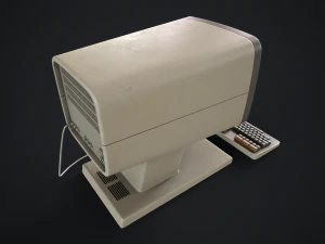 Retro computer 3D Model