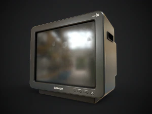 Classic TV from the 90s 3D Model