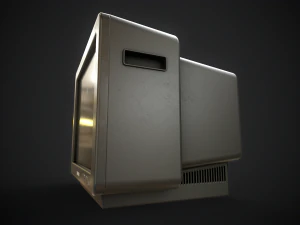Classic TV from the 90s 3D Model