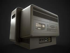 Classic TV from the 90s 3D Model