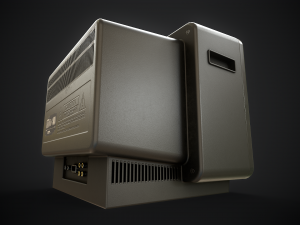 Classic TV from the 90s 3D 模型