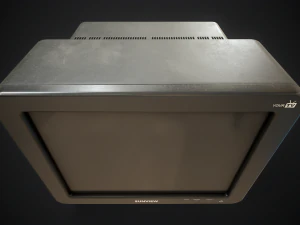Classic TV from the 90s 3D Model
