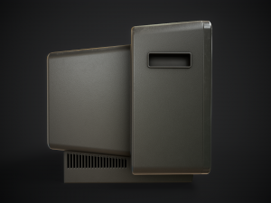 Classic TV from the 90s 3D 模型