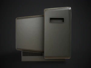Classic TV from the 90s 3D Model