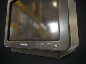 Classic TV from the 90s 3D 模型