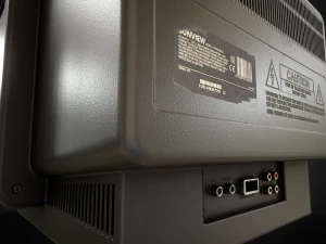 Classic TV from the 90s 3D Model