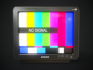Classic TV from the 90s 3D 模型