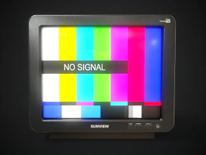 Classic TV from the 90s 3D Model