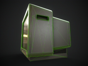 Classic TV from the 90s 3D 模型
