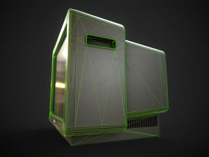 Classic TV from the 90s 3D Model
