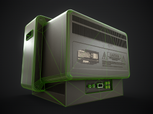 Classic TV from the 90s 3D 模型